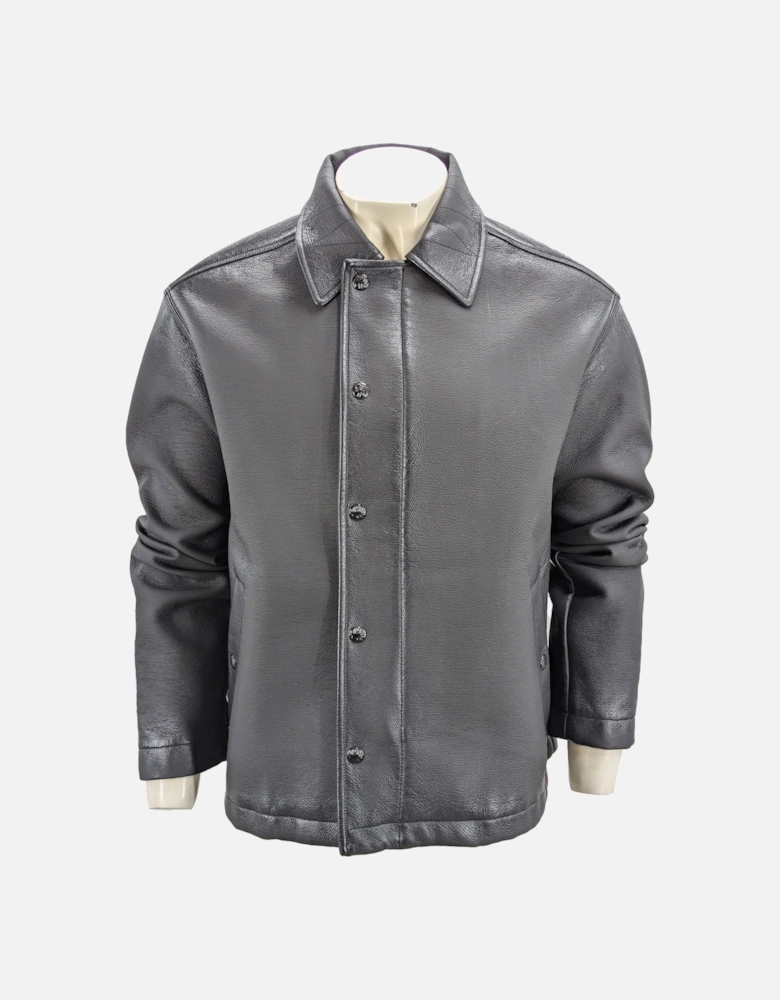 J-DINOS Mens Biker Jacket Collared Regular Fit