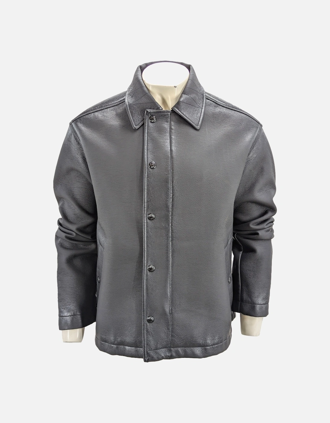 J-DINOS Mens Biker Jacket Collared Regular Fit, 7 of 6