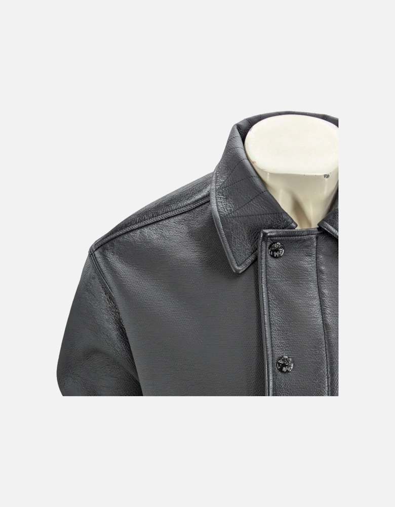 J-DINOS Mens Biker Jacket Collared Regular Fit