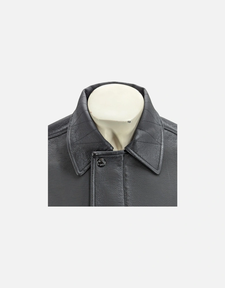 J-DINOS Mens Biker Jacket Collared Regular Fit