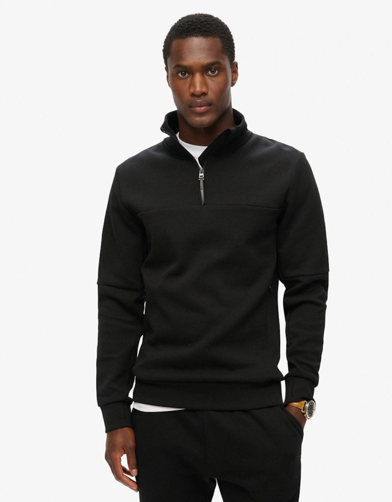 Code Tech Half Zip Sweatshirt - Black
