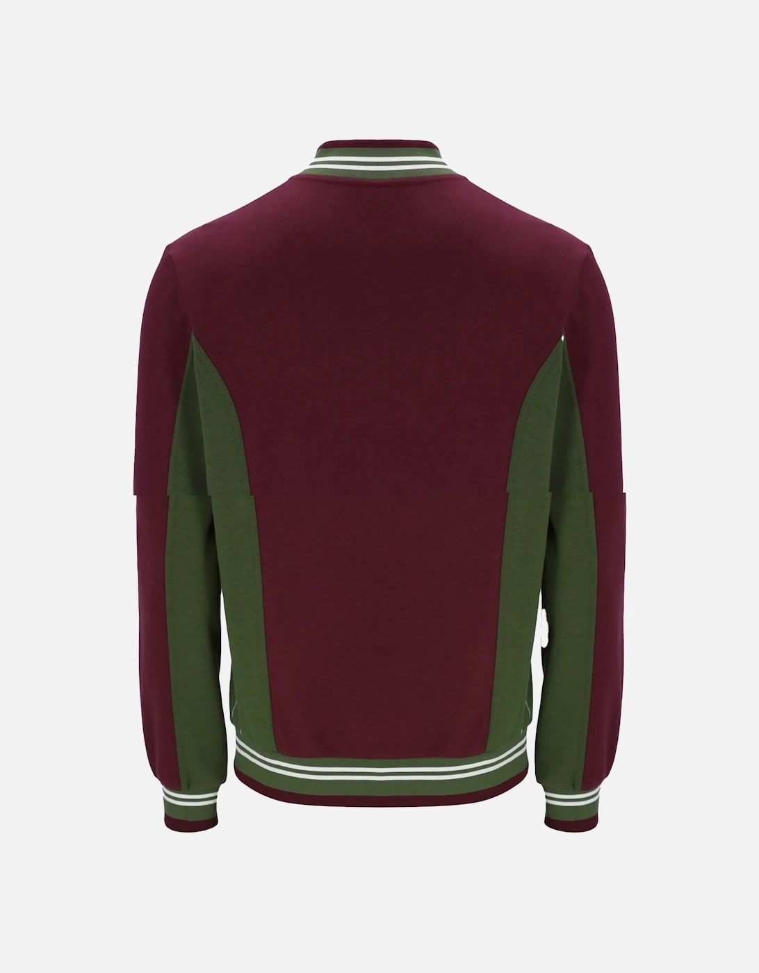 Settanta Baseball Track Top Jacket Windsor Wine/Chive/Gardenia