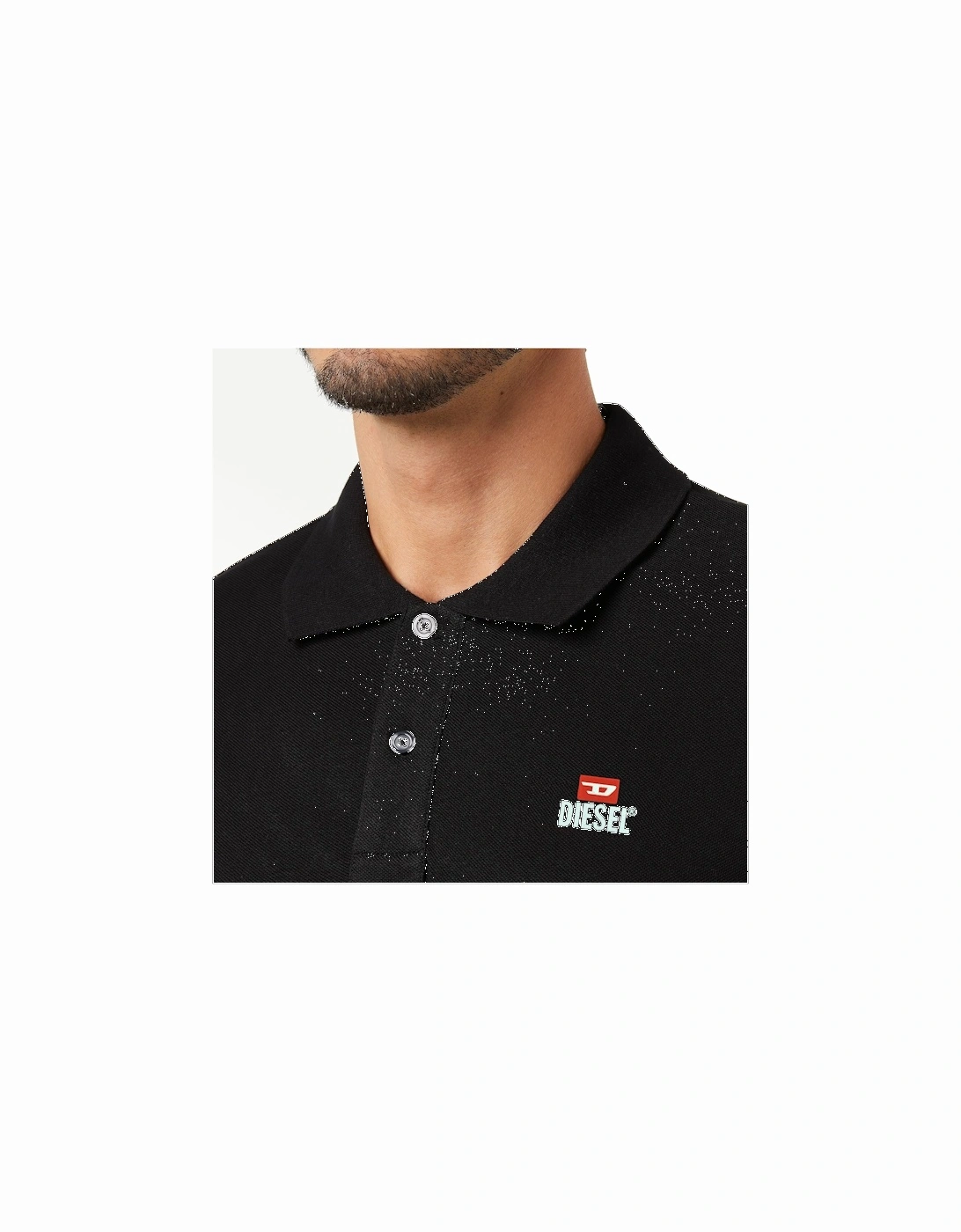 DIESEL T-Smith-DIV Mens Polo Shirts Slim Fit Short Sleeve Casual Golf Polo Tee