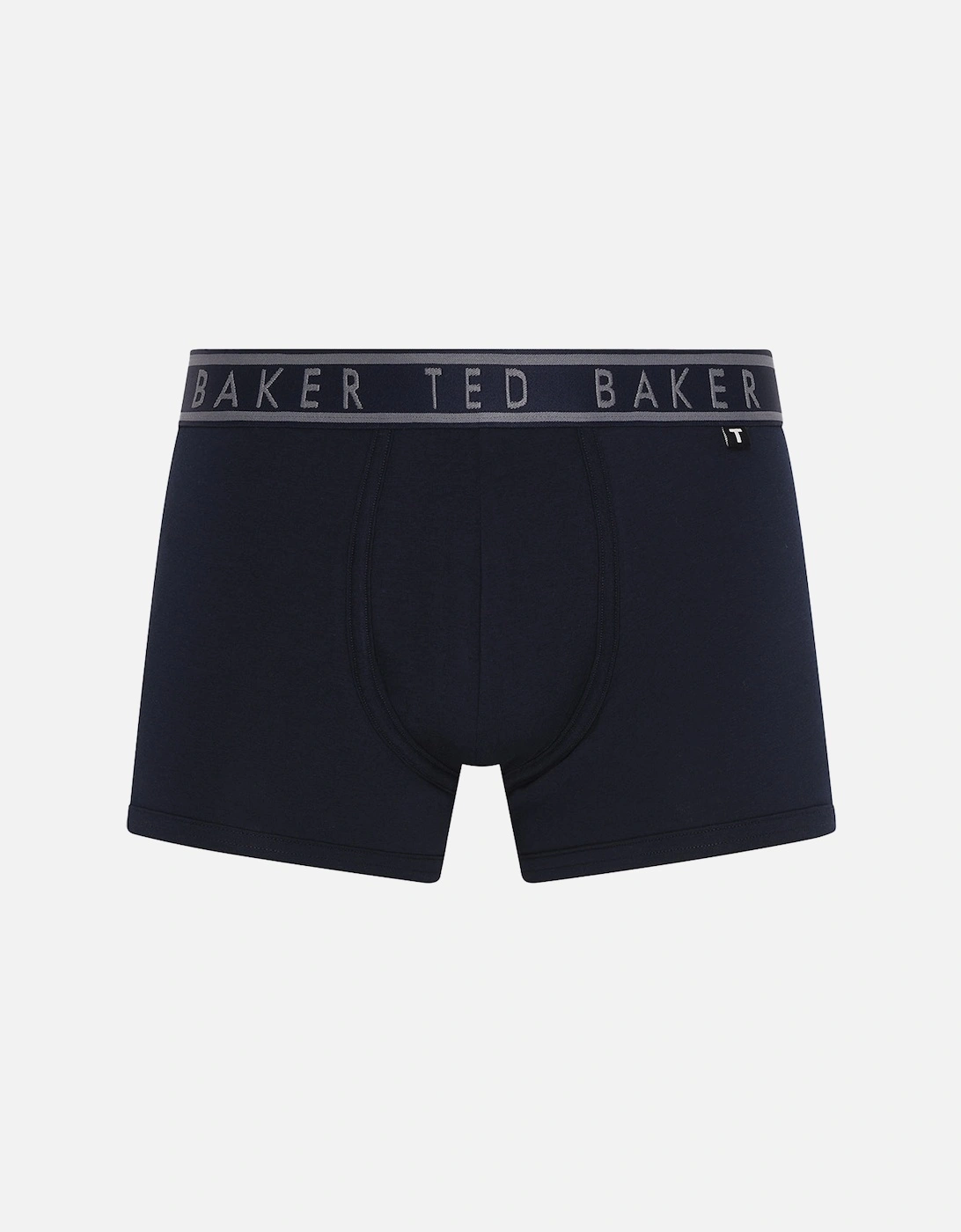 3-Pack Contrast Waistband Boxer Trunks, Mixed Blues