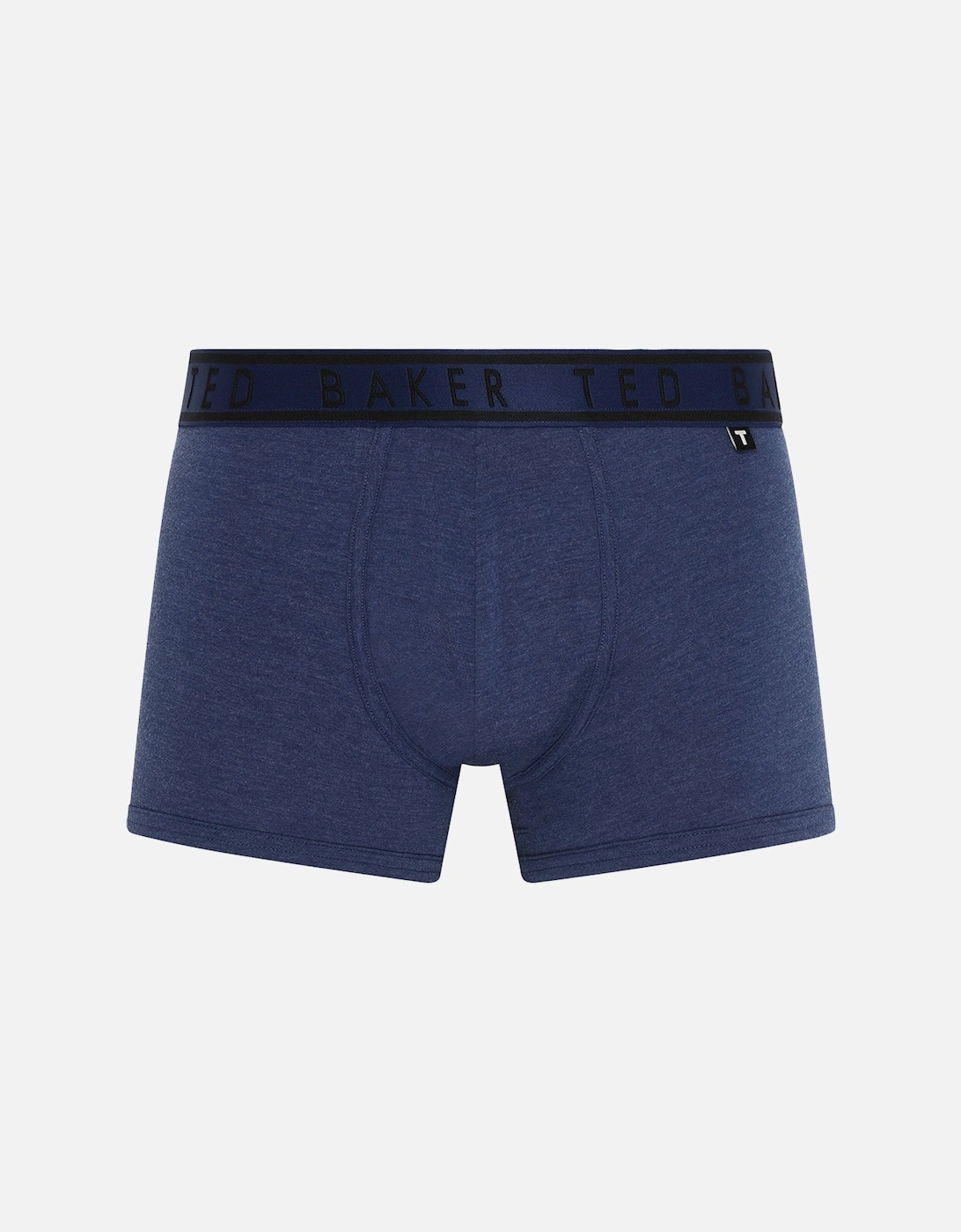 3-Pack Contrast Waistband Boxer Trunks, Mixed Blues