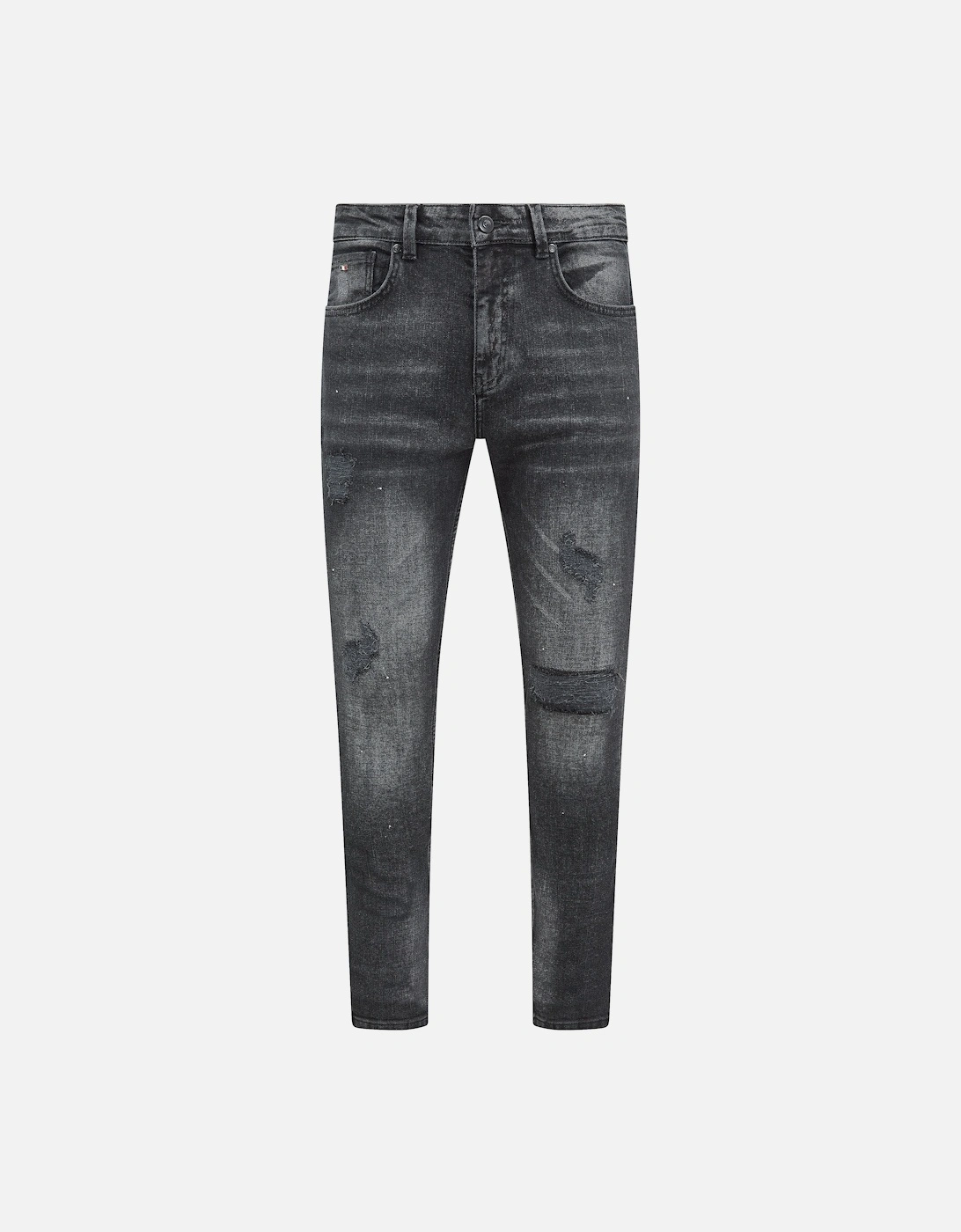 Marseille Ripped Jeans in Black