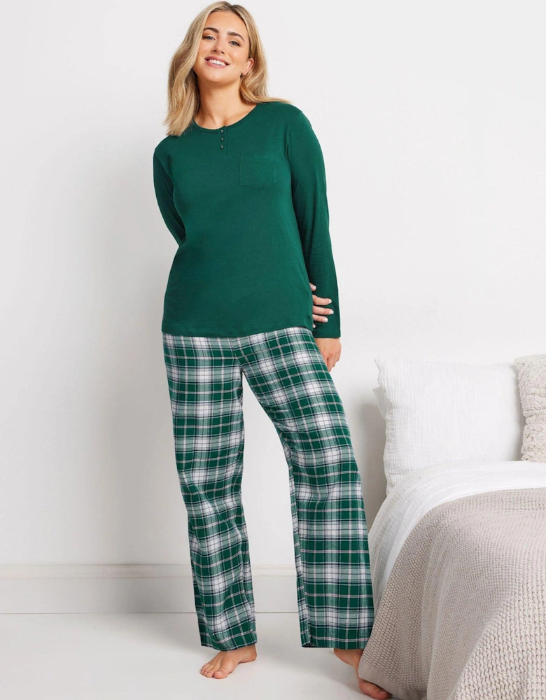 Jersey Woven Pj Set