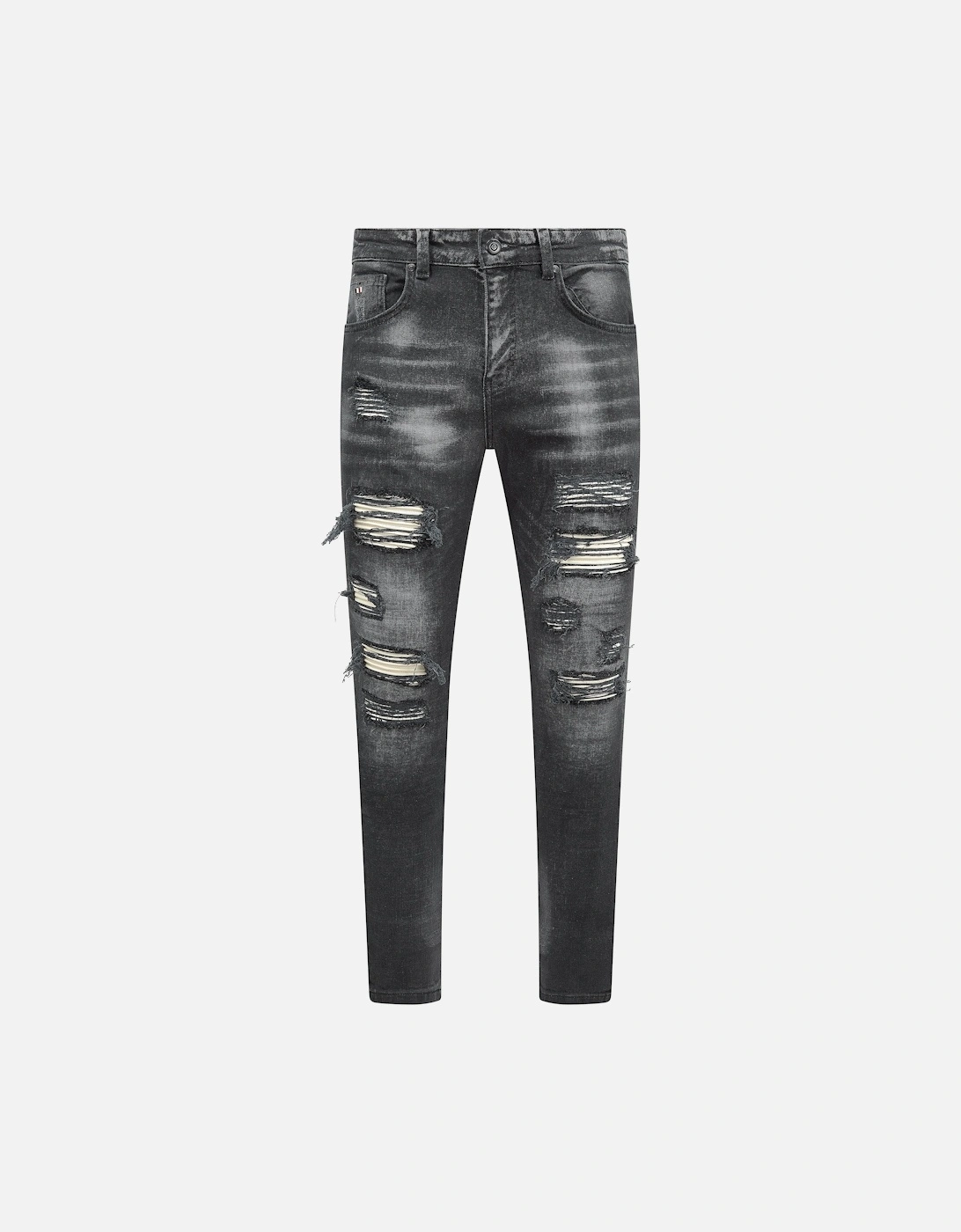 Rouen Ripped Jeans in Black