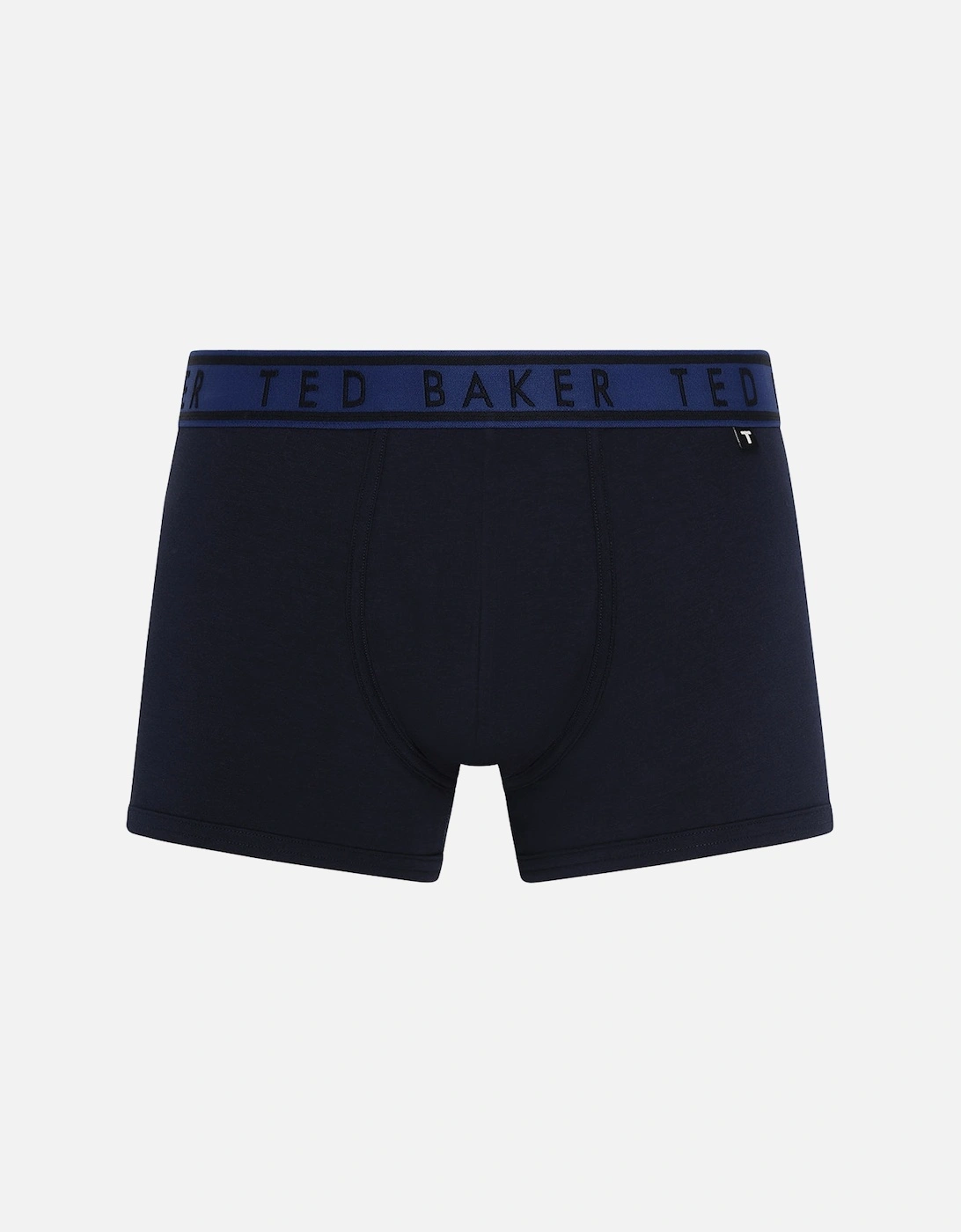 3-Pack Contrast Waistband Boxer Trunks, Navy