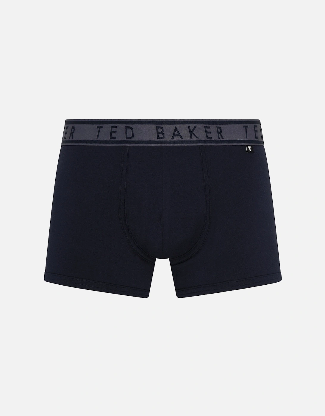 3-Pack Contrast Waistband Boxer Trunks, Navy