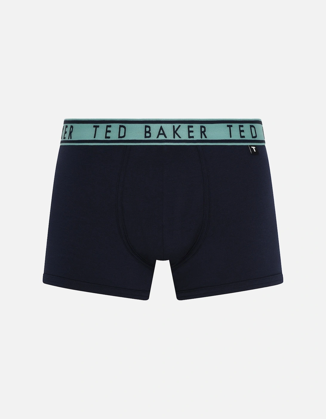 3-Pack Contrast Waistband Boxer Trunks, Navy