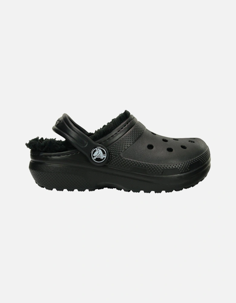 Kids Classic Lined Clog Sandal - Black