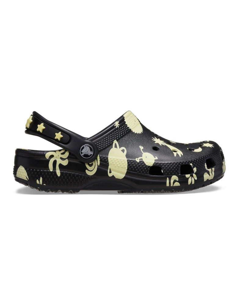 Kids Classic Glow Space Clog - Black