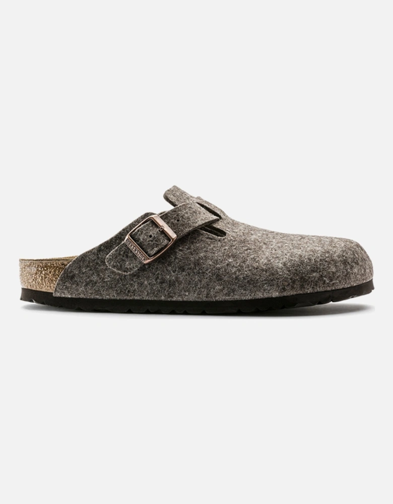 Boston Wool Felt Clog, Cacao