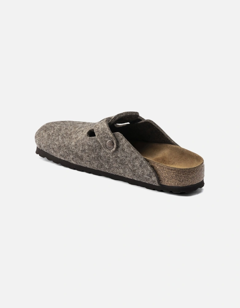 Boston Wool Felt Clog, Cacao