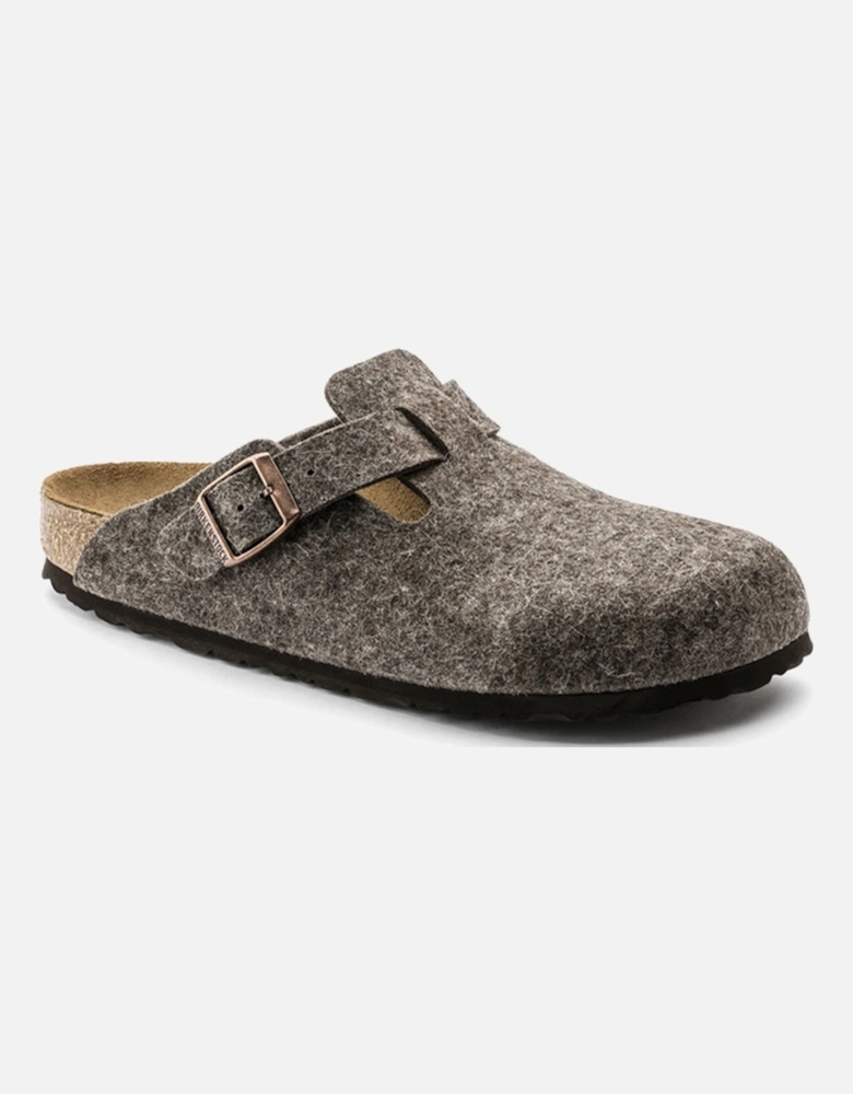 Boston Wool Felt Clog, Cacao