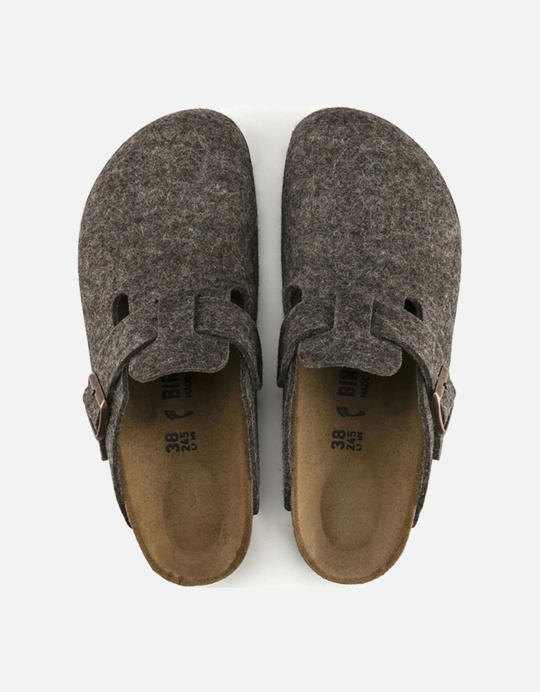 Boston Wool Felt Clog, Cacao
