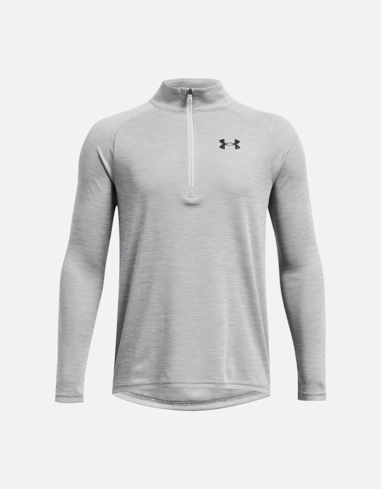 Tech Textured 1/2 Zip Long Sleeve Top