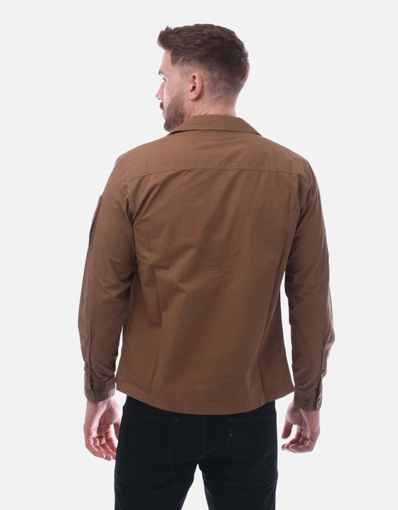 Gabardine Zip Overshirt