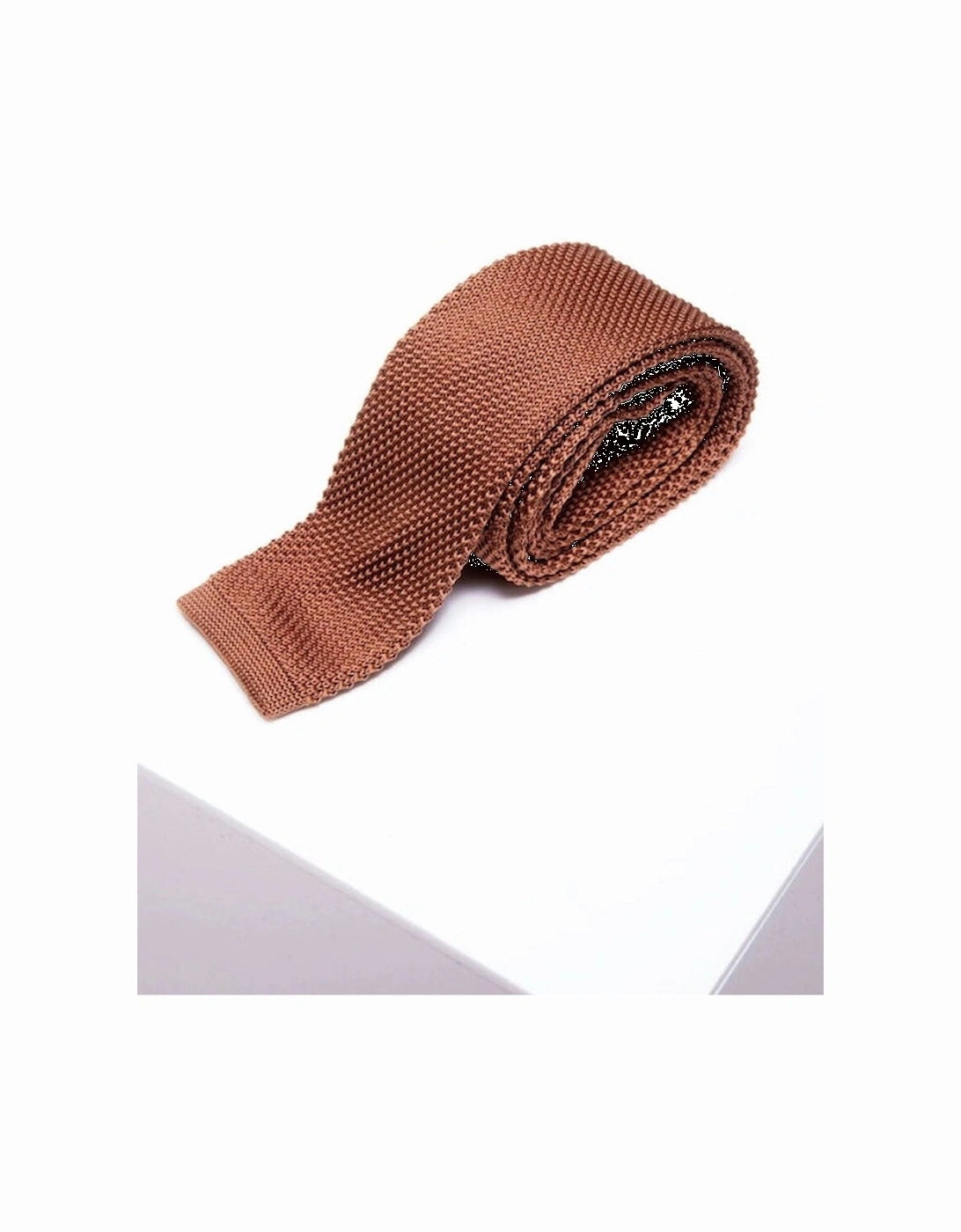 Knitted Tie - Rust