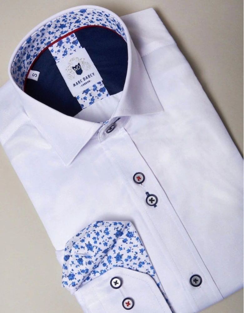 Alfie Long Sleeve Shirt - White