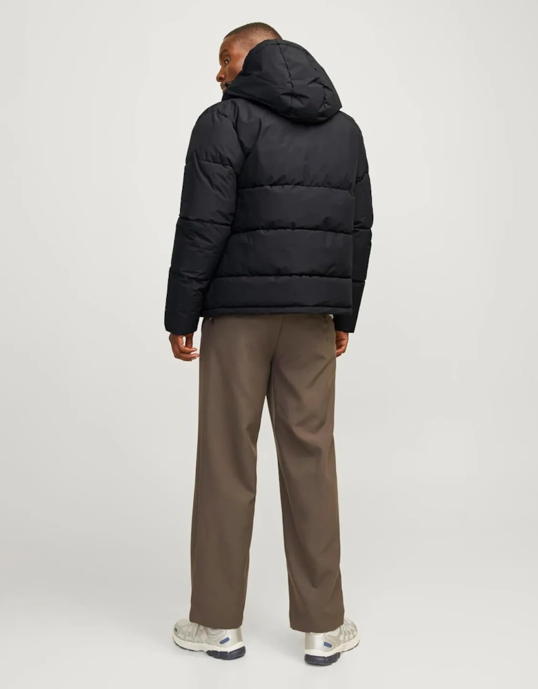 World Puffer Jacket - Black