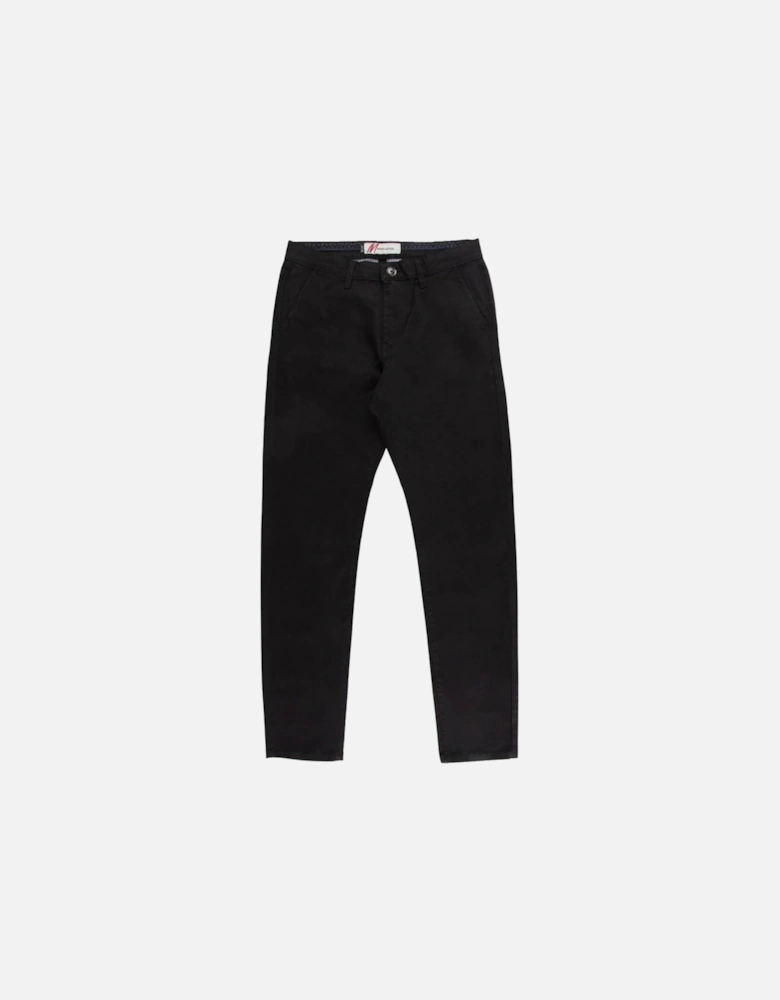 Bromley casual 4 pocket tapered chino - Black