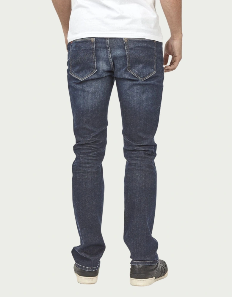 Flex Dark Stretch Tapered Jean - Blue