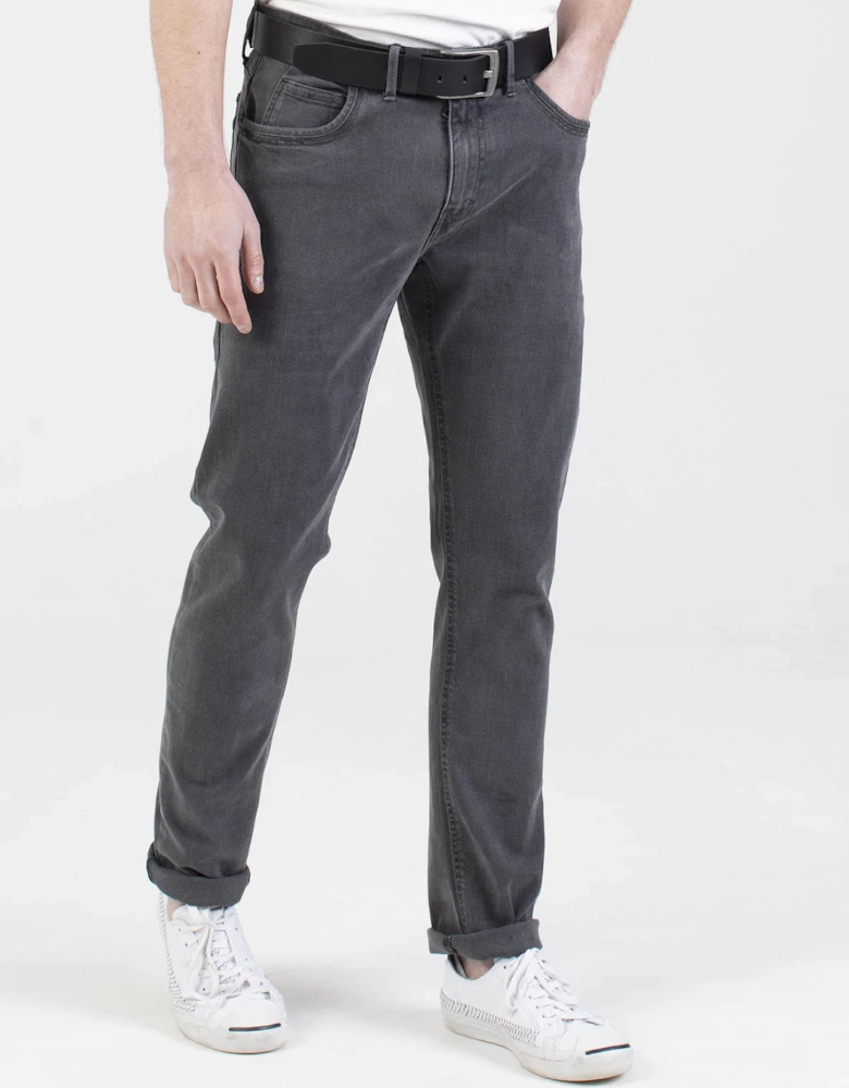 Hawker Stretch Brushed Denim Tapered Jean - Grey