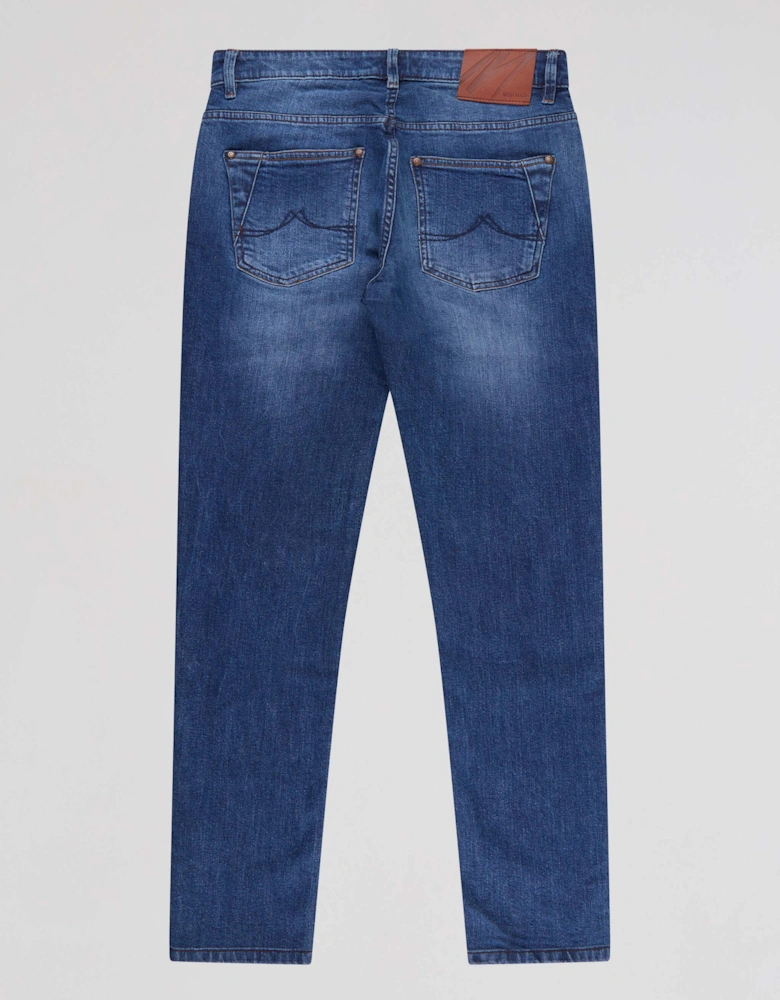 Lanzo Tapered Jean - Mid Wash