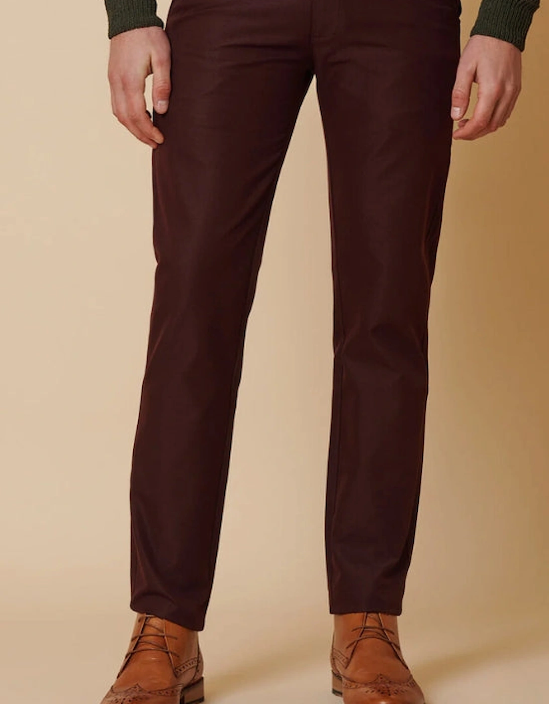 Enzo Chinos - Burgundy, 6 of 5