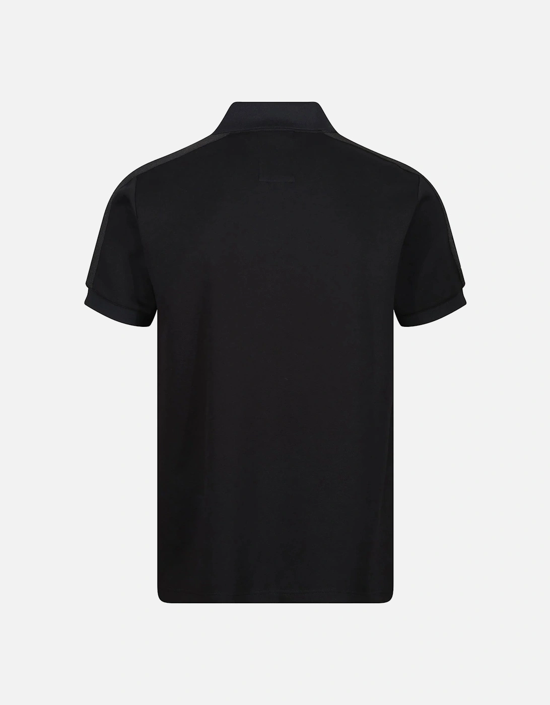 LUKE1977 Caltech Trim Tape Zip Polo - Black