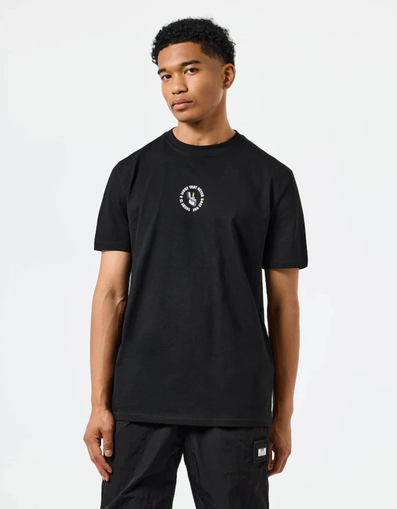 Marr Graphic T-Shirt  - Black