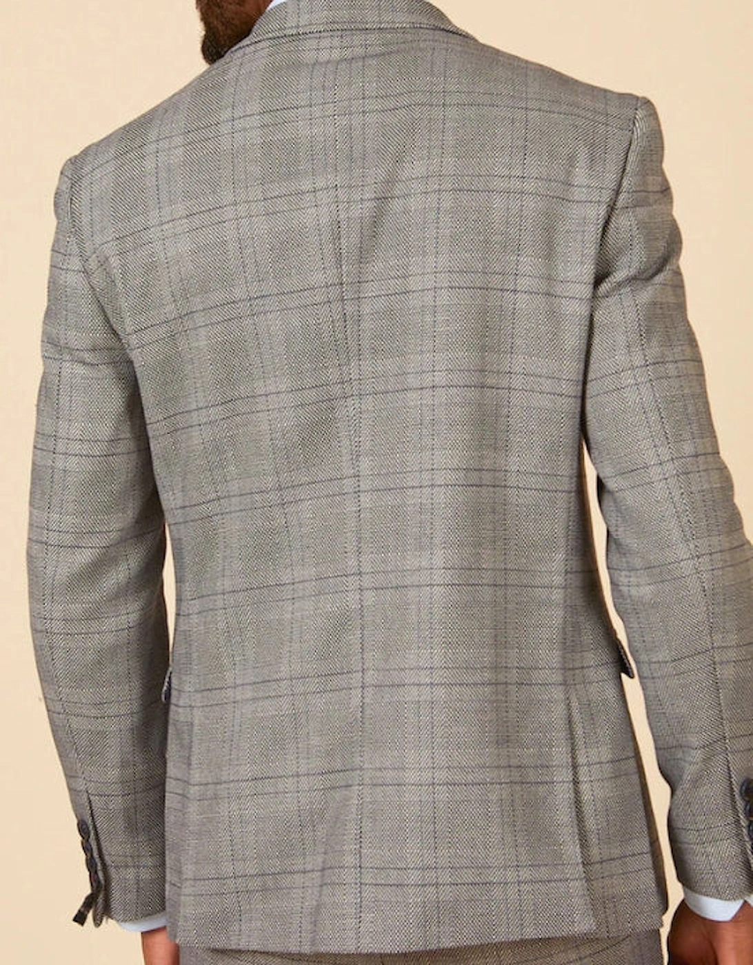 Jerry Check Blazer - Grey