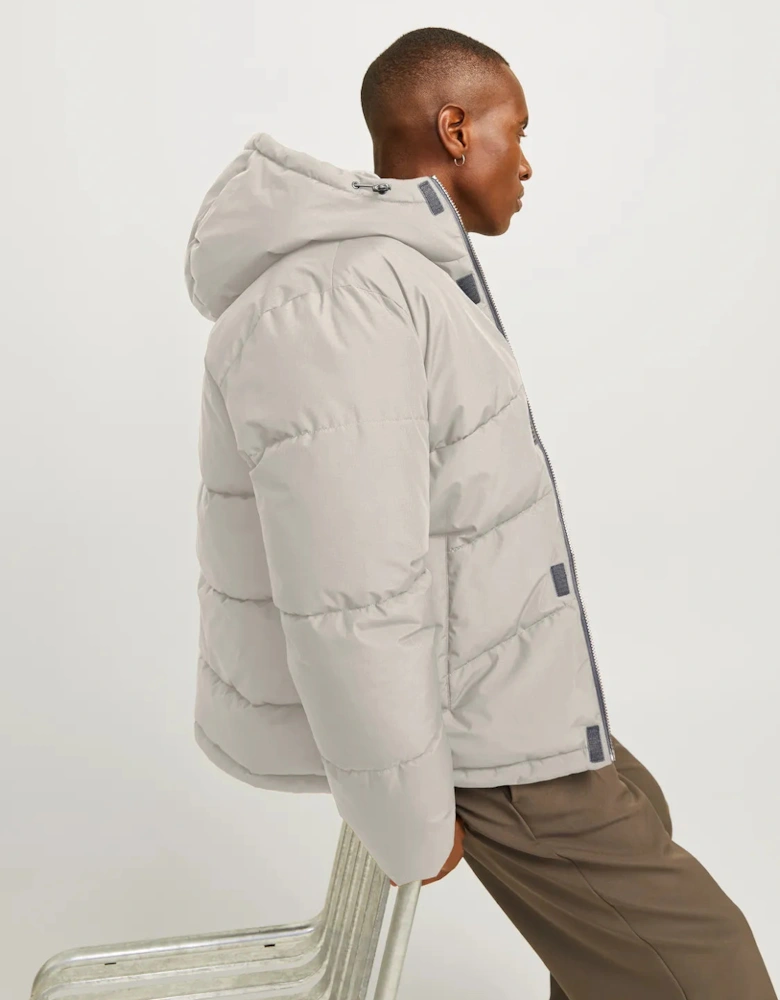 World Puffer Jacket - Moonbeam