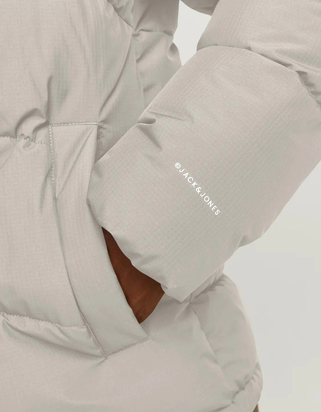 World Puffer Jacket - Moonbeam