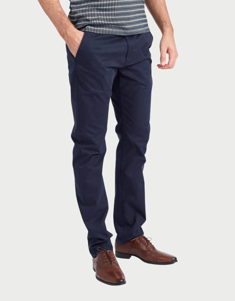 Bromley casual 4 pocket tapered chino - Navy