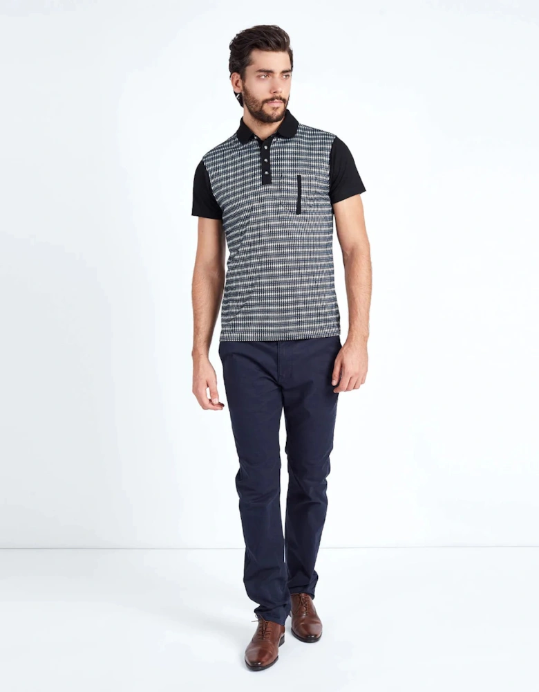 Bromley casual 4 pocket tapered chino - Navy