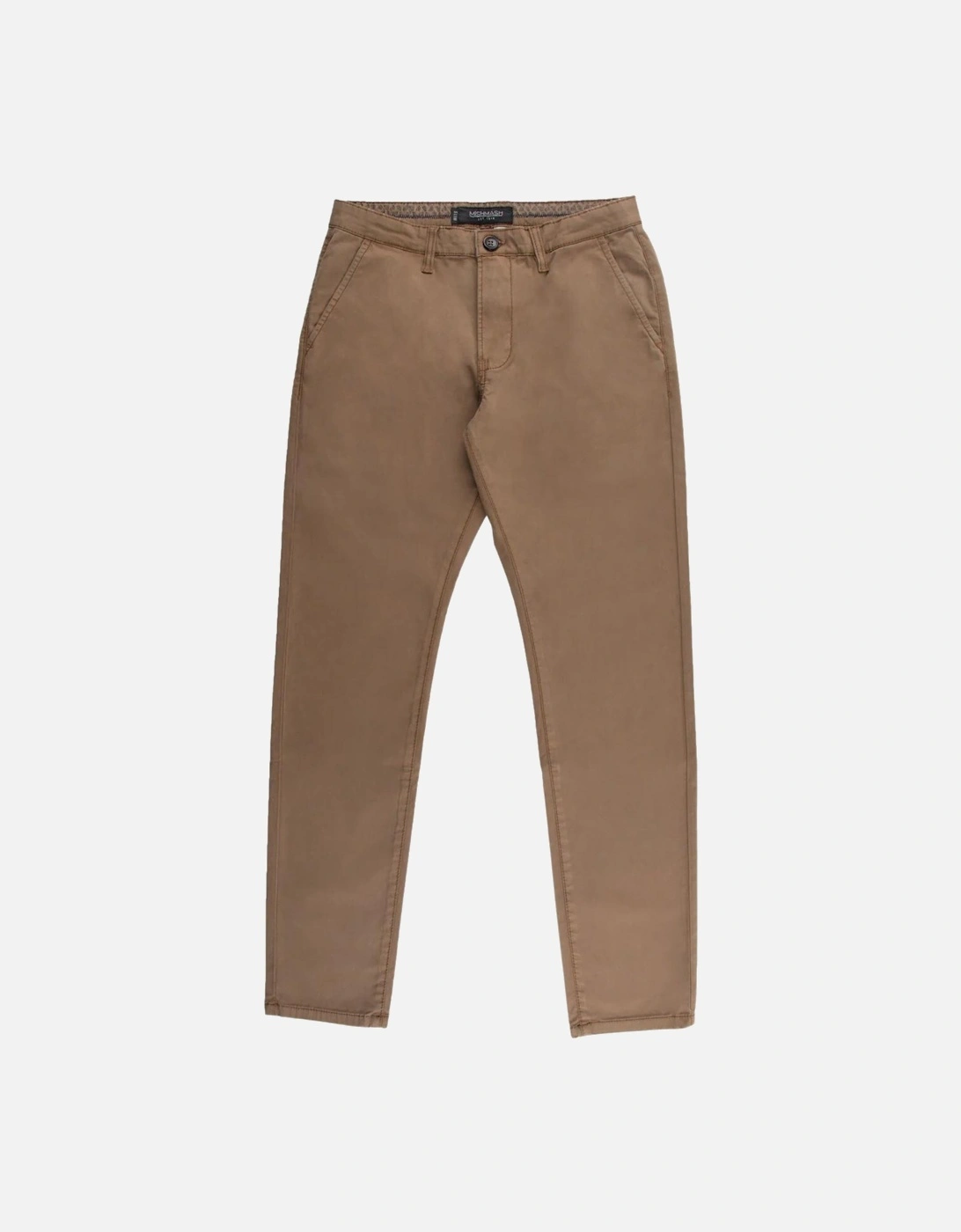 Bromley casual 4 pocket tapered chino - Nutmeg Brown, 2 of 1