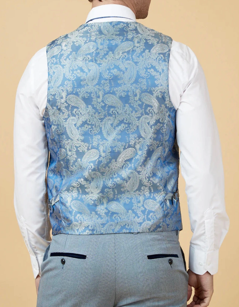 Bromley Waistcoat - Sky