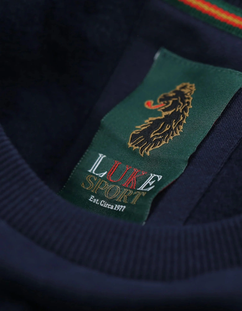 LUKE1977 London Sweatshirt - Navy Blue