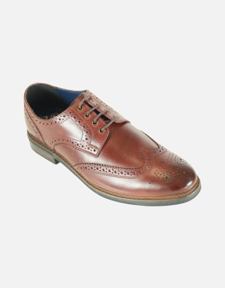 Morrison Brogue Shoes - Burgundy