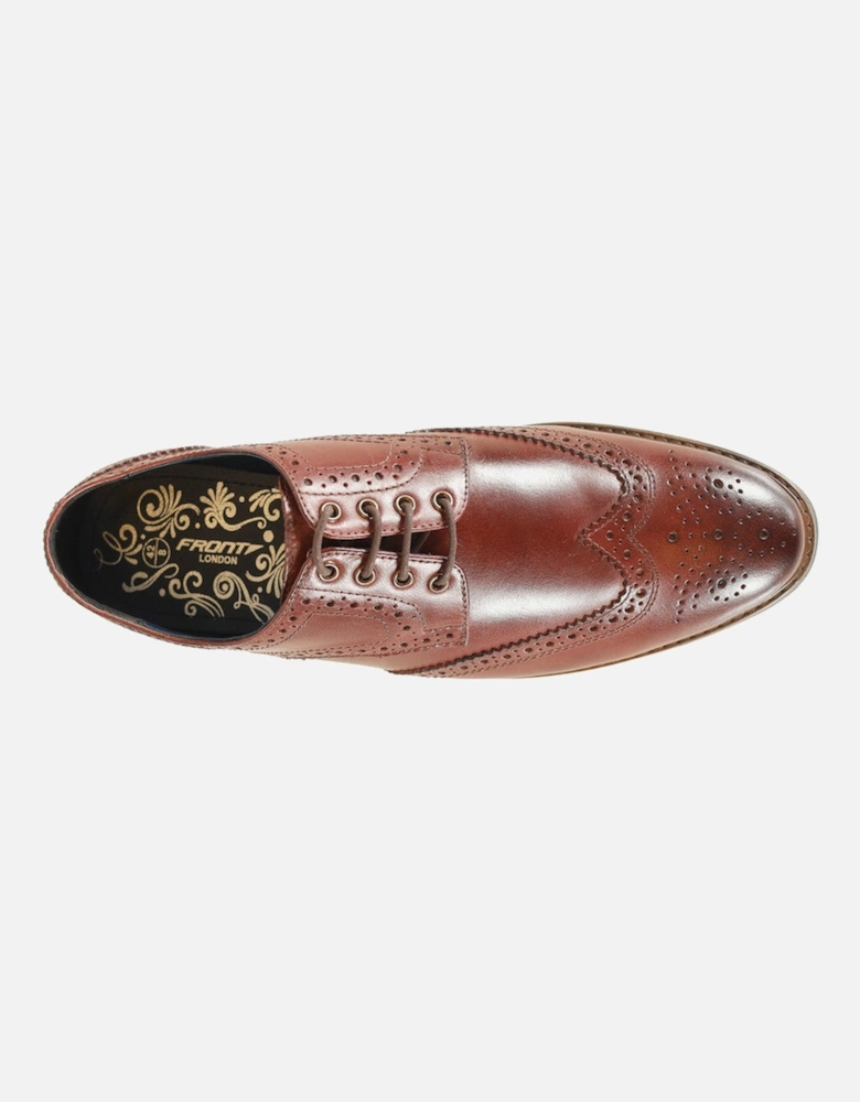 Morrison Brogue Shoes - Burgundy