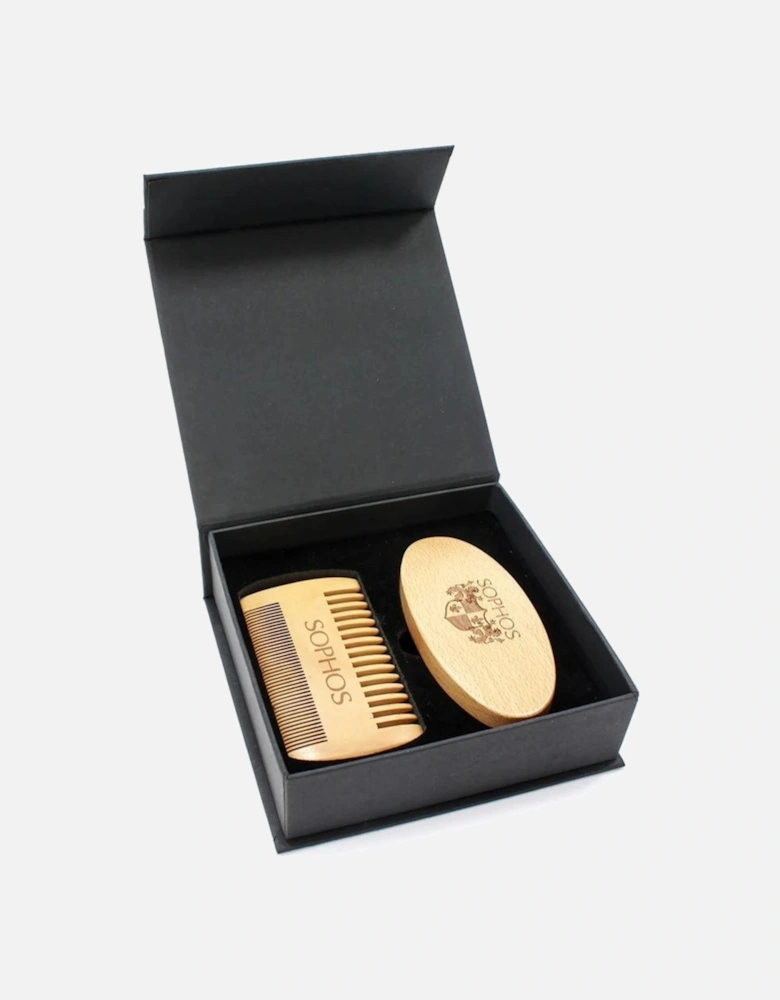 Beard Brush & Comb Set