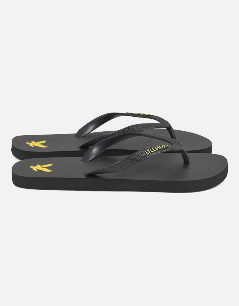 Lyle & Scott Flip Flops - Black