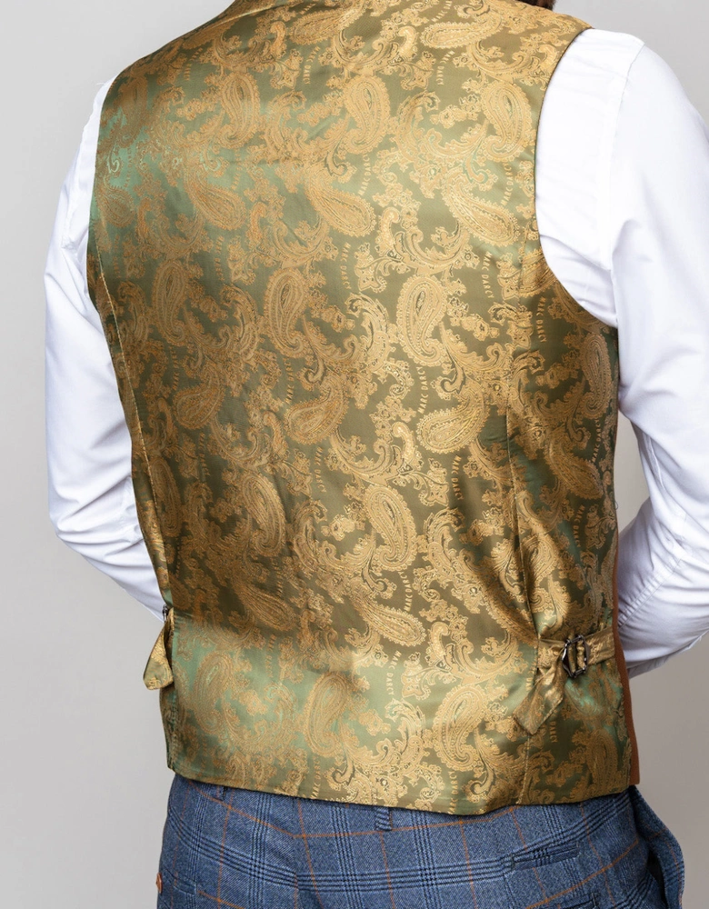 Kelvin SB Waistcoat - Tan