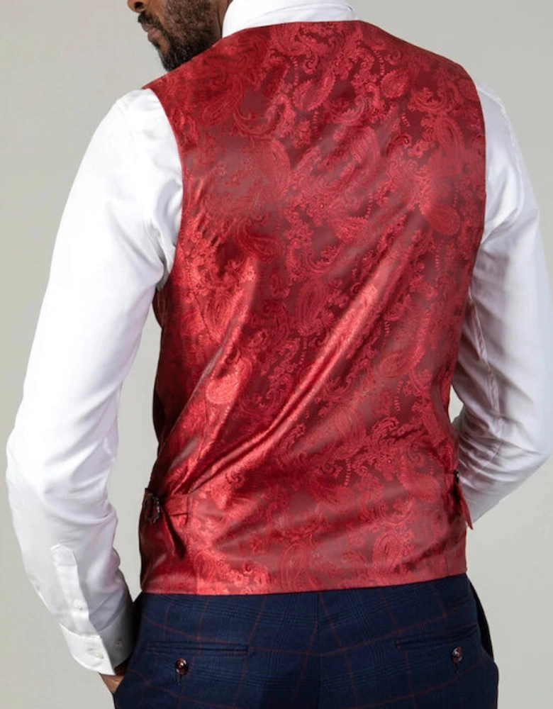 Kelvin SB Waistcoat - Wine