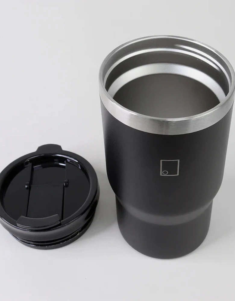 14oz Black Vacuum Travel Mug - Black