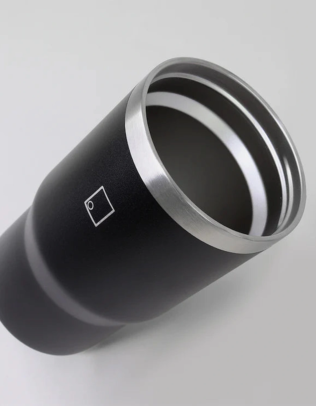 14oz Black Vacuum Travel Mug - Black