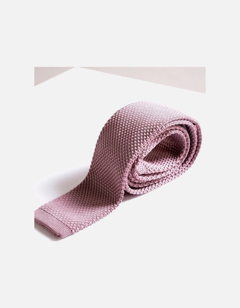 Knitted Tie - Blush